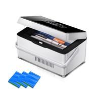 Frigorifero per medicinali scatola frigo per insulina portatile con 3 batterie