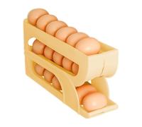 Frigorifero Per Supporto Per Uova - Contenitore Di Uova A 3 Livelli | Rack Di Archiviazione Automatico Di Distributore | Porta Di Cibo Per Portiere Del Frigorifero, Controsoffitto Da Cucina, Preparazi