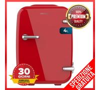 Frigorifero Piccolo Da Camera 4 Litri Mini Frigorifero Portatile da Auto Ufficio [EEK: B]