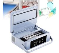 Frigorifero portatile for insulina, organizer for medicinali, contenitore refrigerante di grande capacità, scatola di raffreddamento medica con display della temperatura, custodia da viaggio for insul