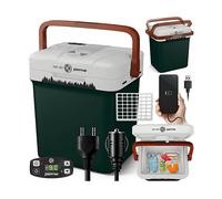 peme Frigorifero Portatile Frigo Campeggio Auto 12v Elettrico 230 v Silenzioso per Camper Freezer USB Congelatori Portatili Congelatore Barca Viaggio Refrigeratore Escursione 22,9 L - Essential