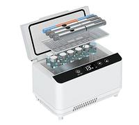 Frigorifero Portatile per Insulina Diabetica Mini Frigorifero per Medicinali Dispositivo di Raffreddamento per Refrigerazione Medica Scatola di Raffreddamento A Doppio Strato per Picnic Da Campeggio