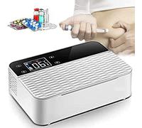 Frigorifero portatile per insulina medica, raffreddatore USB per la conservazione di insulina e colliri oculari, controllo della temperatura a 2 8 gradi Celsius, include 2 batterie