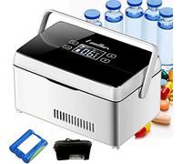 Frigorifero portatile per medicinali con display LCD, temperatura ottimale da viaggio, per insulina e farmaci
