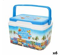 Frigorifero Portatile Rigido Aktive 5 L 28 x 19 x 21 cm Azzurro [6 Unità]