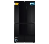 Frigorifero Quattro Porte Cecotec Bolero CoolMarket 4D 503 Total No Frost 177.5cm 503L E Vetro Nero