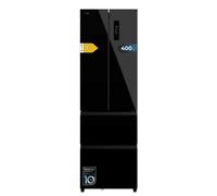 Frigorifero Quattro Porte Cecotec Bolero CoolMarket Combi F2D 400 Total No Frost 191cm 400L A Nero