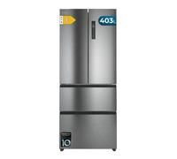 Frigorifero Quattro Porte Cecotec Bolero CoolMarket F2D 403 Inox Total No Frost 185cm 403L E Grigio Display LED MultiAirflow Ionizzazione