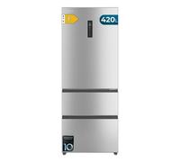 Frigorifero Quattro Porte Cecotec Bolero CoolMarket FD 420 Total No Frost 185cm 420L E Inox