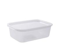 Frigorifero Scatola di Immagazzinaggio Cucina Trasparente Con Coperchio Rettangolare Frutta Verdura Conservazione Box Microonde Contenitori Per Alimenti Professionali e Moda