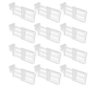 Frigorifero Space- Allocator 12Pcs Frigorifero Porta Laterale Separatore Cucina Frigorifero Scaffale Frigorifero Organizzatore Partizioni Classificazione Carte di partizione