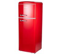 Frigorifero vintage doppia porta 240 L 54,6x55,4x148,7cm, rosso, Kooper