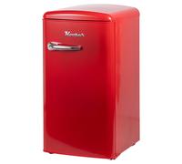 Frigorifero vintage monoporta 100 L. 44,9X48,3X88,2 cm, rosso, Kooper