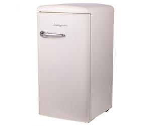 FRIGORIFERO VINTAGE RETRO' CON FREEZER MONOPORTA AVORIO DA 100 LT