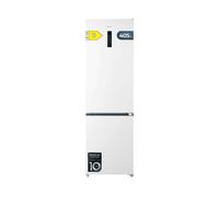 Frigorífico combi CECOTEC Bolero CoolMarket Combi 405 WL White Inox D - Capacità 405L, Total NoFrost, Dimensioni: L 59,2 cm A 199,5 cm P 66 cm, Acciaio inox, Bianco