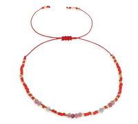 Frigotine Braccialetti fatti a mano in stile bohémien con perline naturali per donne e ragazze, graziosi, delicati e colorati, braccialetto in corda regolabile, regalo estivo per amicizia, gioielli