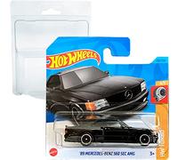 Friki Monkey Hot Wheels '89 Mercedes-Benz 560 SEC AMG HW: Turbo 4/5 (150/250) Short Card Mattel 2023 + Blister & Card Protector Pack