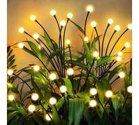 Frilla Lampade solari a LED Luci Solari Esterno LED Luci da Giardino Esterno, IP65 Impermeabili, Luce Esterno per la Decorazione del Percorso del Cortile (6 lampadine) | SOMPEX