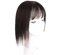 Fringe Hair Bangs for Women Fake Forehead Bangs Hairpiece Wispy Bangs Hair Styling Decorative Clip in Hair Bang for Women, Girls, Event, Outdoor, Black, Light Brown, Dark Brown, Black Brown Color