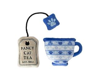 Fringe Studio Plush Cat Toy Set, High Tea, Mini 2 Piece Set, Pet Shop Collection (692008)