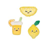 Fringe Studio Plush Dog Toy, 3 Pieces Set, Sour You Doing?, Pet Shop Collection (662169)