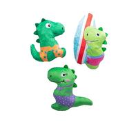 Fringe Studio Plush Dog Toy Set, Rawr-Ing Summer, Small 3 Piece Set, Pet Shop Collection (662089)