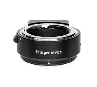 Fringer NF-FX II - Adattatore per messa a fuoco automatica per obiettivi, compatibile con obiettivi Nikon D/G/E per fotocamere Fujifilm serie X-T5, X-Pro3, X-T30II, X-T4, X-H2S, X-S20, X-E4, con