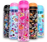 Fringoo Borraccia per la Scuola da 650 ml con Maniglia per il Trasporto, Resistente e a Prova di Perdite Senza BPA per Ragazzi e Bambini