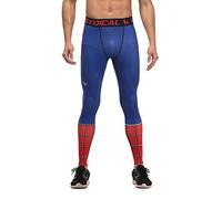Fringoo Calzamaglia a compressione termica da uomo per allenamento Spider Large