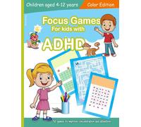 Frinwez Book Focus Games For Kids With ADHD (Tascabile)