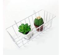 FRINZA Balcone Hanging Rack Griglia Hanging ripiano carrello con gancio di ferro fissato al muro Decoration Flower Pot Shelf piccoli oggetti Rack pendente for interno(B)