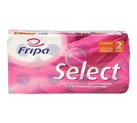 Fripa 1040801 carta igienica Select, 4 Veli, Bianco Luminoso