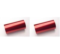 Fripac-Medis Rotolo di alluminio, 12 cm x 50 m, colore: rosso (Confezione da 2)