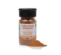 FRISAFRAN | Cannella di Ceylon Biologica 40g | In Polvere cannella-Ceylon BIO | Digestivo | Combattere la fatica | senza additivi | Spezia-Cannella | Cibo naturale | Origine Sri Lanka