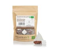 FRISAFRAN | Infuso di Rooibos all'arancia biologico in piramidi 30Unt | 60g | Rilassante | Digestivo | Infusione Di Rooibos | Rooibos Tea | The Rooibos | Rooibos Biologico | Tè Rooibos | Rooibos