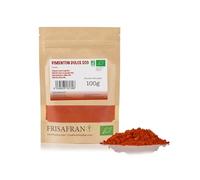 FRISAFRAN | Paprica Dolce in Polvere BIO 100g | Paprika dolce | spezia macinata | senza additivi | paprika-Affumicata | cibo fresco | Pimenton | Polvere di Peperone Crusco | Pimenton-Dolce