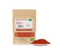 FRISAFRAN | Paprica Piccante in Polvere Bio 100g | peperoncino macinato | Origine SPAGNA | Paprika macinata | speziato | senza additivi | naturale | Pimenton de la Vera | Polvere di Peperone Crusco