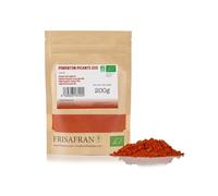 FRISAFRAN | Paprica Piccante in Polvere Bio 200g | peperoncino macinato | Origine SPAGNA | Paprika macinata | speziato | senza additivi | naturale | Pimenton de la Vera | Polvere di Peperone Crusco