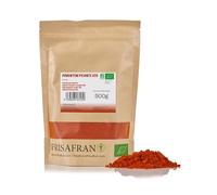 FRISAFRAN | Paprica Piccante in Polvere Bio 500g | peperoncino macinato | Origine SPAGNA | Paprika macinata | speziato | senza additivi | naturale | Pimenton de la Vera | Polvere di Peperone Crusco