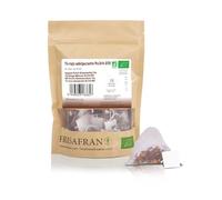 FRISAFRAN | Piramidi di tè rosso Pu Erh Bio 15Un | 30g | Dimagrimento | Diuretico | Digestivo | Disintossicante | Bruciagrassi | Tè Drenante | tisana in bustine | tè puerh | infusione senza additivi