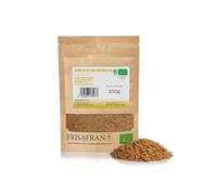 FRISAFRAN | Semi Di Lino Dorati Interi Bio 200g | Supercibo biologico | semi crudi | lino dorato | semi lino marroni | Acidi grassi | Fonte naturale di fibre | Omega 3 | 100% vegano | Senza glutine