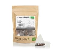 FRISAFRANO | Tè nero Chai in piramide Bio 60unt | 120g | tè chai nero | Borse | Antiossidante ed energizzante naturale | tè decaffeinato | Disintossicante | senza additivi | tè alle spezie | istante