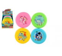 Frisbee di gomma 18 cm colorato per bambini