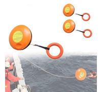 Frisbee di Lancio per Salvataggio Acque, Disco di Salvataggio d'Emergenza Lancio, Con Corda Lancio Anello a Mano, Ideale per Kayak Rafting Sicurezza Barche Attività Acque All'Aperto(2pieces)