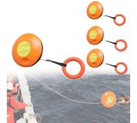 Frisbee di Lancio per Salvataggio Acque, Disco di Salvataggio d'Emergenza Lancio, Con Corda Lancio Anello a Mano, Ideale per Kayak Rafting Sicurezza Barche Attività Acque All'Aperto(3pieces)