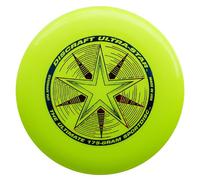 Frisbee Discraft Ultra Star, 175 g, Fluorescent Yellow with Deluxe Packaging