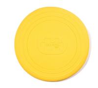Bigjigs Toys Frisbee Flying Disc (giallo miele) - Frisbee in silicone per bambini, dischi volanti di qualità, giocattoli da spiaggia e giocattoli da giardino, giocattoli per le vacanze per i più
