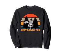 Frisbee Golf Fathers Day Funny Men Best Dad by Par Disc Golf Felpa
