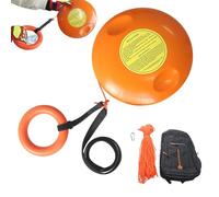 Frisbee per la prevenzione dell'annegamento, disco di salvataggio di emergenza lanciabile per laghi e spiagge, attrezzatura di sicurezza di salvataggio in acqua per yacht e avventure all'aperto