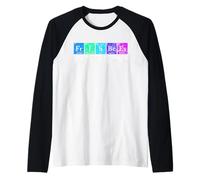 Frisbee Vintage Ultimate Science Funny Ultimate Frisbee Maglia con Maniche Raglan